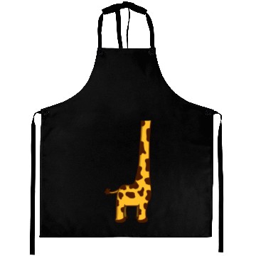 Discover Funny Giraffe Without Head Cool Halloween Costume Aprons