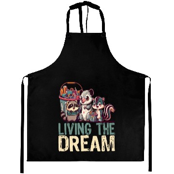 Discover Living The Dream - Cute Anime Kawaii Japanese Love Aprons