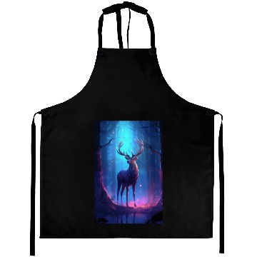 Discover Deer In The Forest Mysterious Aprons