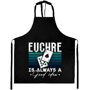 Discover Euchre Is Always A Good Idea Pinochle Playing Card Aprons