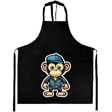 Discover Monkey Cute Monkey with Cap Monkey Aprons