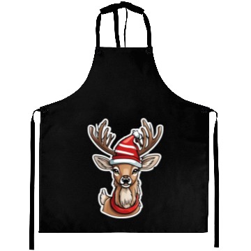Discover Reindeer cute Reindeer Christmas Reindeer Aprons