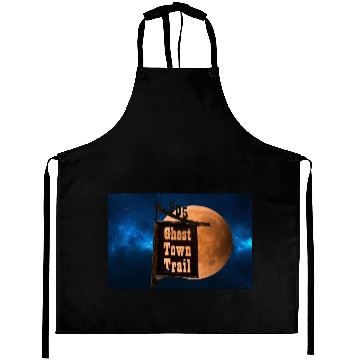 Discover Full Moon On Ghost Town Trail Aprons
