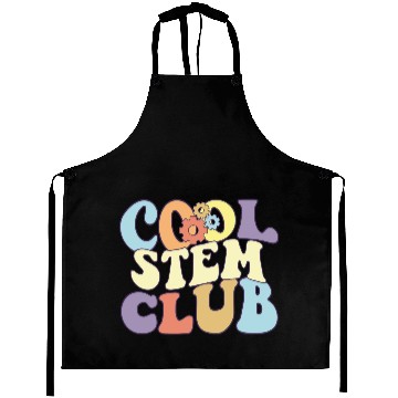 Discover Cool STEM Club I Love Math Proud Stem Teacher Aprons