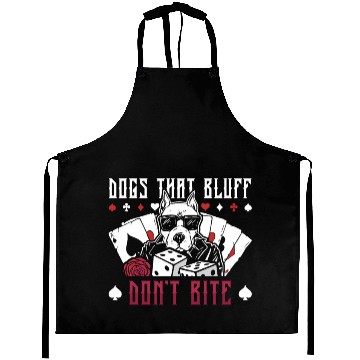 Discover Poker Dice Dogs That Bluff Don't Bite Loves Casino Aprons