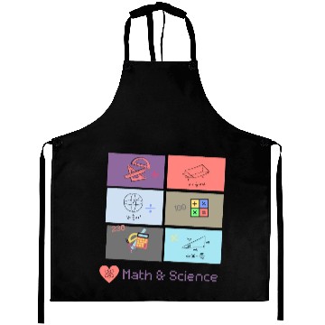 Discover I love math and science Aprons