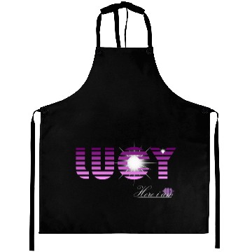 Discover Lucy pink and violet - Latin's etymology - Light Aprons