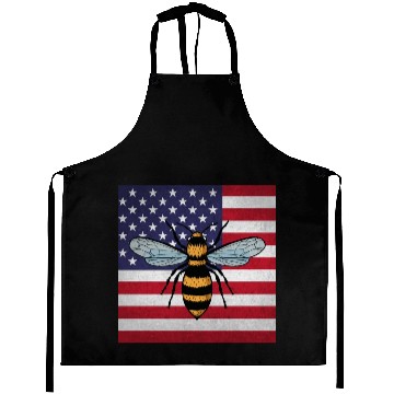 Discover Beekeeper Beekeeping Us Flag Aprons