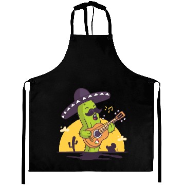 Discover Mexican Mariachi Cactus Aprons