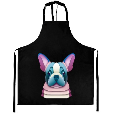 Discover French Bulldog Paper Art Aprons