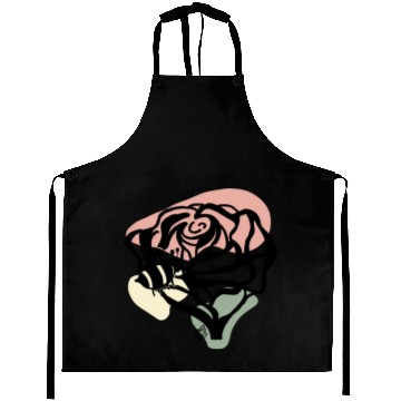 Discover Rose and Bee Doodle Aprons