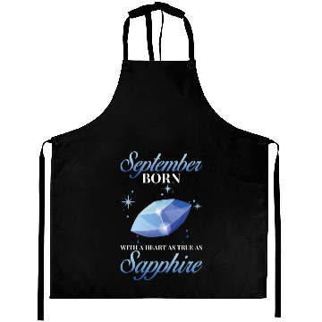 Discover Birthstone September Sapphire Aprons