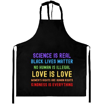 Discover Science Is Real Black Lives Matter Aprons