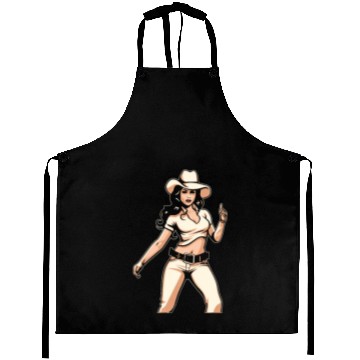 Discover Line Dance Line Dancing Cowgirl Aprons