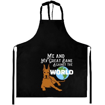 Discover Great Dane Lover My World Aprons