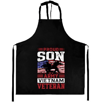 Discover Proud Son Of A Army Vietnam Veteran Aprons