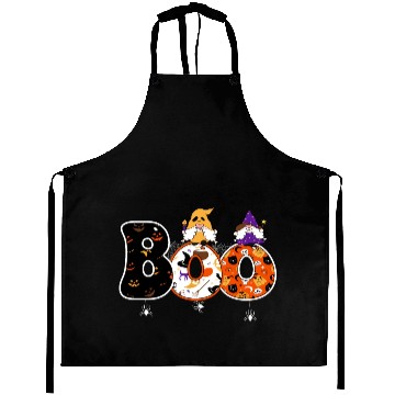 Discover Boo Gnome Crew costume Funny Halloween Aprons