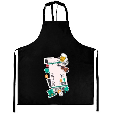 Discover Dublin Air Ticket Boarding Pass Plane Ireland Aprons