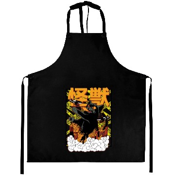 Discover Super CatZilla Aprons