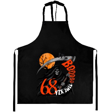 Discover Grim reaper, creepy halloween Aprons