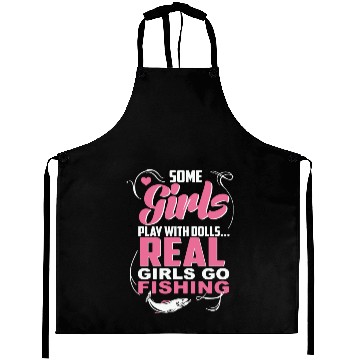 Discover Real Girls Go Fishing Aprons