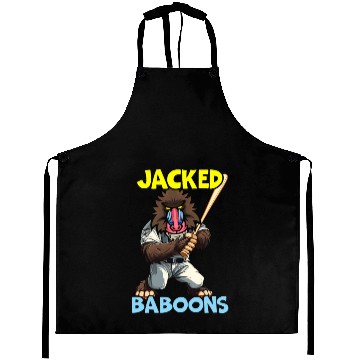 Discover Baboon Monkey Lover Wildlife Animal Zookeeper Aprons