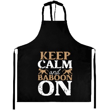 Discover Baboon Monkey Lover Wildlife Animal Zookeeper Aprons