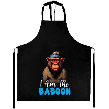 Discover Baboon Monkey Lover Wildlife Animal Zookeeper Aprons