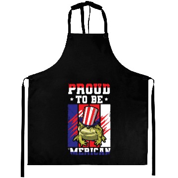 Discover Proud To Be Merica Frog Aprons