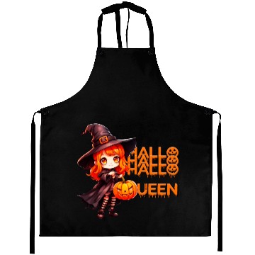 Discover Hallo Queen Redhead Witch Aprons