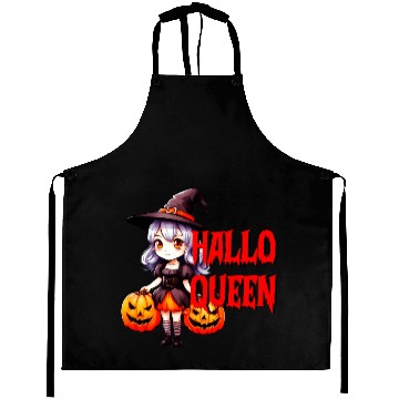 Discover Hallo Queen Red Witch Aprons