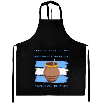 Discover Argentina Flag Argentinian Yerba Mate Tea Bombilla Aprons