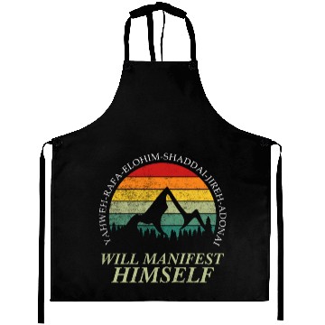 Discover Yahweh - Will Manifest Himself Worshiper Inspiring Aprons