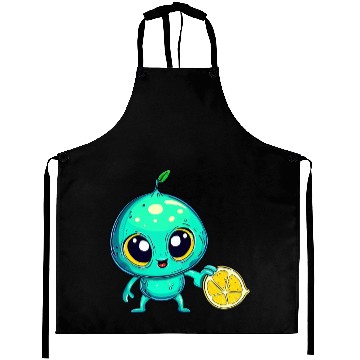 Discover Alien Fruit Magic: Sweet Lemon from Outer Space Aprons