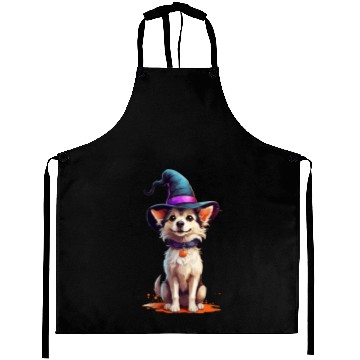 Discover Halloween Witch Dog Aprons