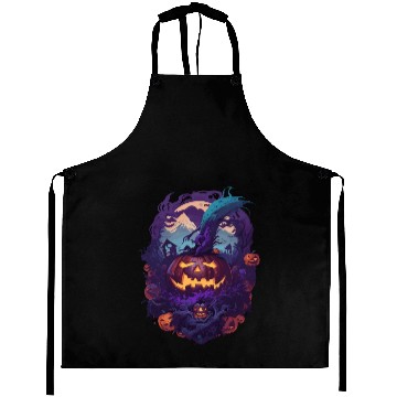 Discover Scary Halloween Pumpkin Aprons