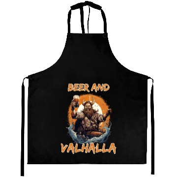 Discover Viking World Tour Vikings Valhalla Odin for a Men Aprons