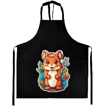 Discover Squirrel Kawaii Aprons