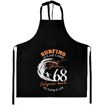 Discover Surfing, it's a way of life Aprons