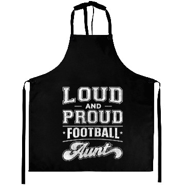 Discover Loud and Proud Football Aunt Aprons
