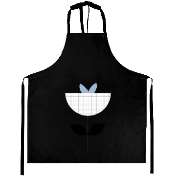 Discover Grid Retro Flower Aprons