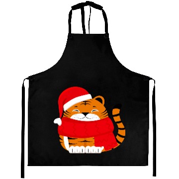 Discover Cute Winter Tiger Cub Aprons