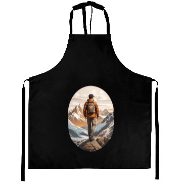Discover Lone Adventurer Unisex Jersey Short Sleeve Aprons