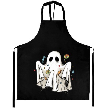 Discover Trick Or Treat Halloween Ghost With Candy Aprons