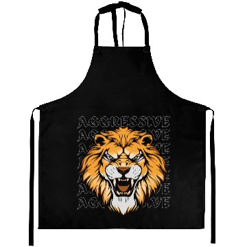 Discover Lion, Motivational Workout Aprons