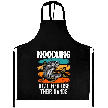 Discover Flathead Noodling Real Men use their Hands Aprons