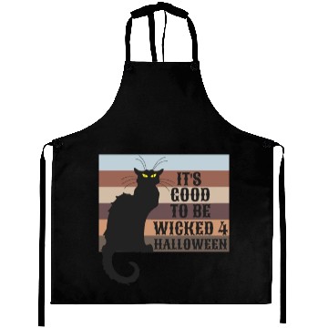 Discover ITS GOOD TO BE WICKED 4 HALLOWEEN Aprons