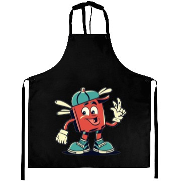 Discover Classic Cartoon Grins Aprons