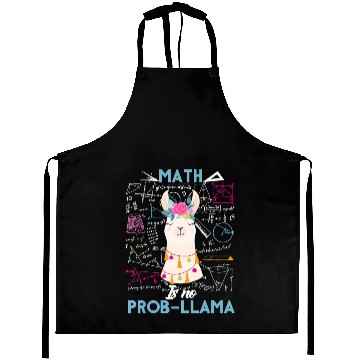 Discover Funny Math Is No Prob Llama Back To School Aprons