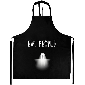 Discover Ew People Scary Backlit Silhoutte Aprons